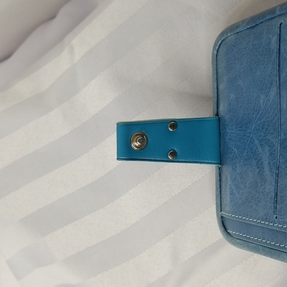 EL POTRO CARD CASE / COIN WALLET IN BLUE - Picture 5 of 8